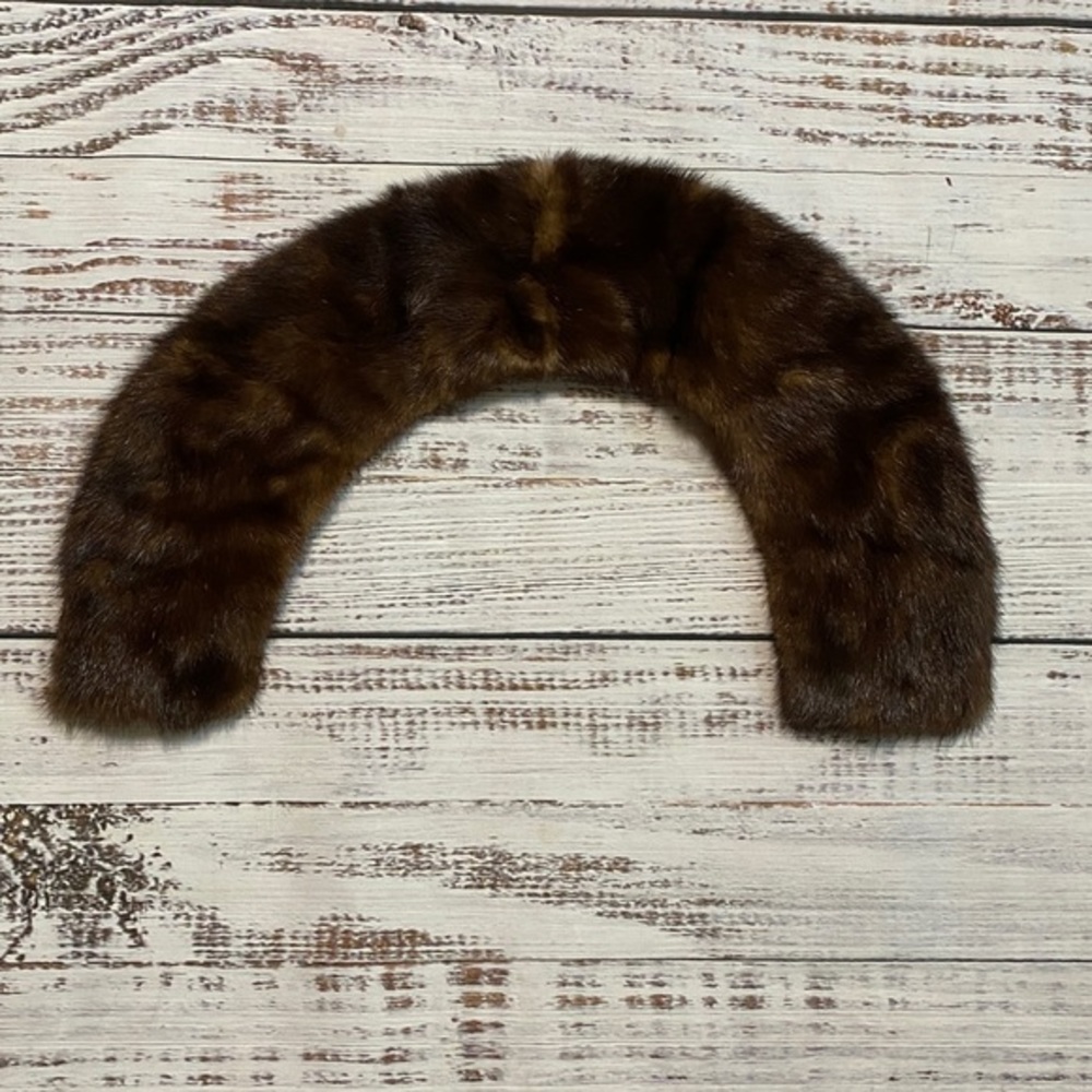 Real fur vintage stole